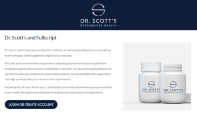 Dr. Scott’s Restorative Health Partners with Fullscript